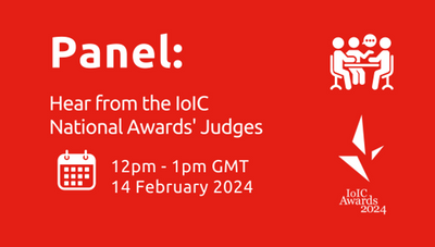 Panel: Hear from the IoIC National Awards' Judges IoIC, The Institute ...